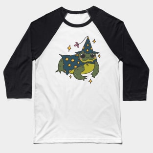 Cute witchy wizard frog design Baseball T-Shirt